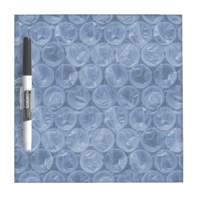 Blue bubble wrap Dry-Erase board (Front)