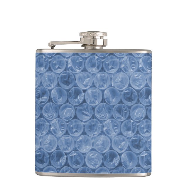 Blue bubble wrap flask (Front)