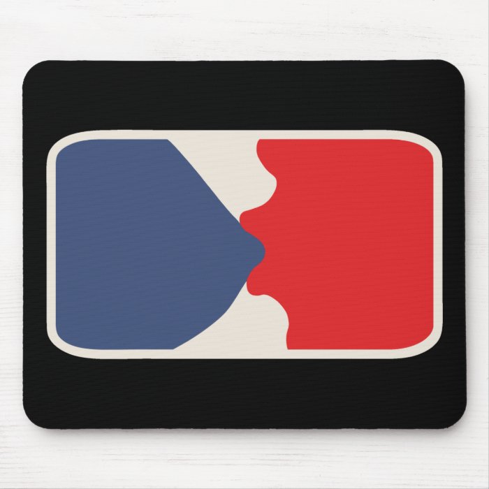 Blue Bubblegum League Mouse Pad