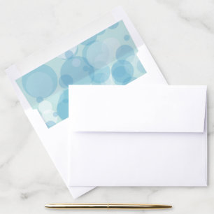 Blue Bubbles Envelope Liner