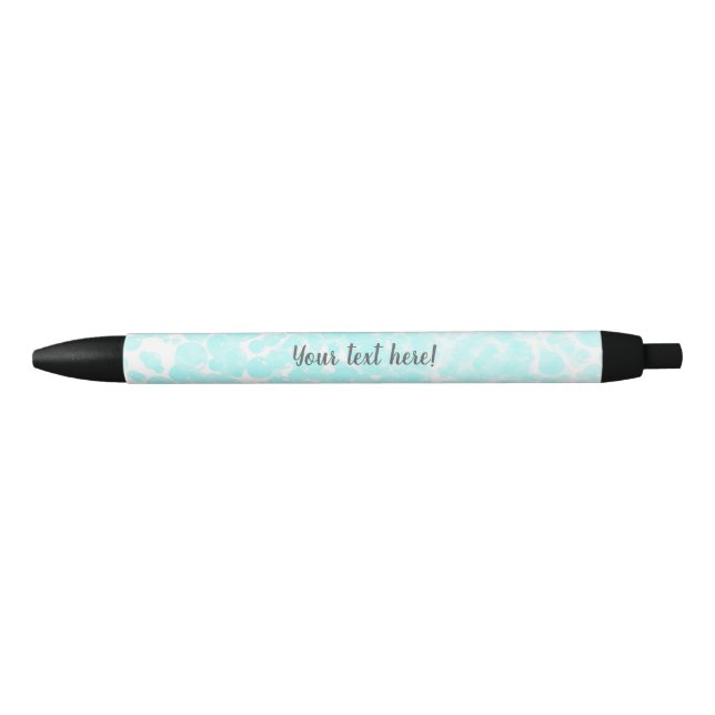 Blue Bubbles Personalized Pen (Front)