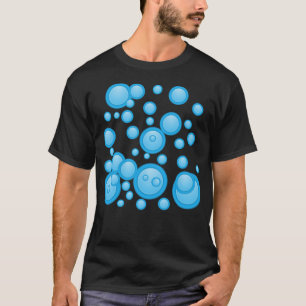 blue bubbles show jumping kiddin  T-Shirt