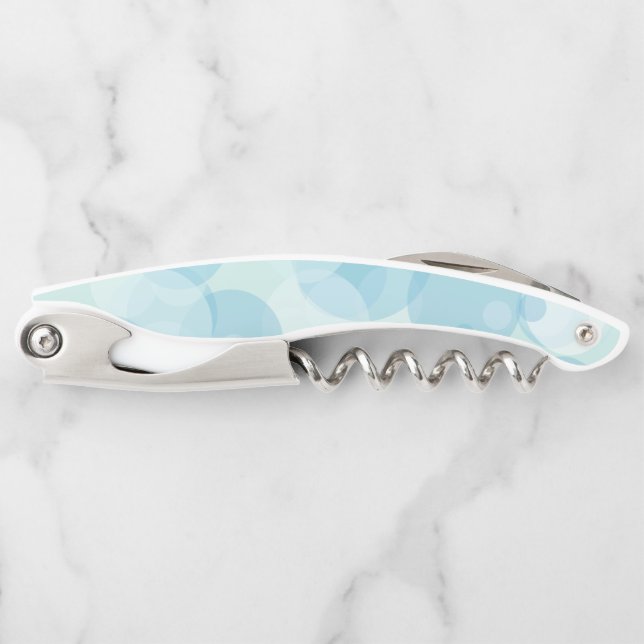 Blue Bubbles Waiter's Corkscrew (Front)