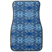 Blue Bubbles Water Abstract Pattern Car Mats (Front)