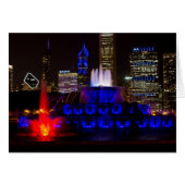 Blue Buckingham Fountain (Front Horizontal)
