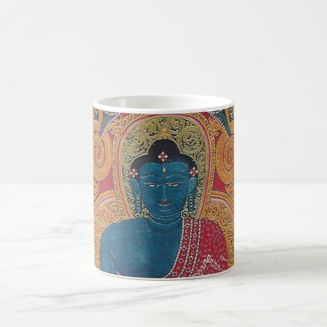 Blue Buddha beautiful mug (Center)