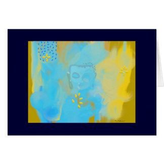 blue buddha cards