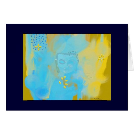 blue buddha cards (Front Horizontal)