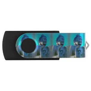 blue buddhas flash drive