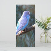 Blue Budgie Bird (Standing Front)