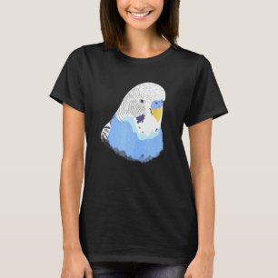 Blue Budgie Budgies Budgerigar Parakeet Fan Pet Bi T-Shirt