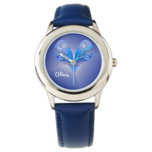 Blue budgie - personalize it! watch