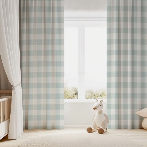 Blue Buffalo Check Blackout Curtains