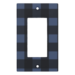 Blue Buffalo Check Light Switch Cover
