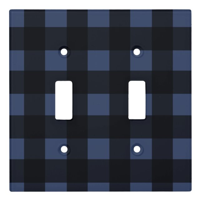 Blue Buffalo Check Light Switch Cover (Front)