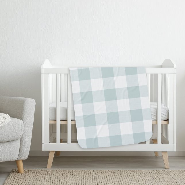 Blue Buffalo Check | Modern Farmhouse Baby Blanket (Creator Uploaded)