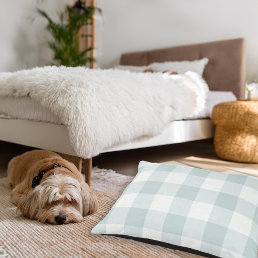 Blue Buffalo Check | Modern Farmhouse Pet Bed