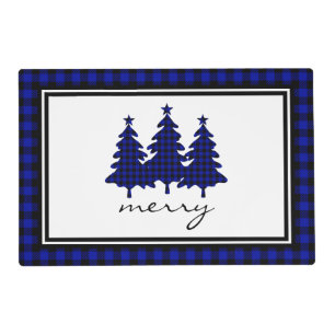 Blue Buffalo Check Pine Trees Placemat