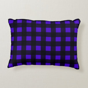 Blue Buffalo Large Plaid Accent Pillow