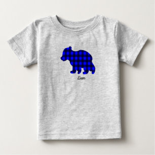Blue Buffalo Plaid Baby Shirt