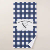 Rustic Gray Buffalo Plaid Bath Towel Set, Zazzle in 2023