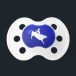 Blue Bull Rider Pacifier<br><div class="desc">You will love this cool blue bull rider riding rodeo cowboy design. Great for gifts! Available on tee shirts, smart phone cases, mousepads, keychains, posters, cards, electronic covers, computer laptop / notebook sleeves, caps, mugs, and more! Visit our site for a custom gift case for Samsung Galaxy S3, iphone 5,...</div>