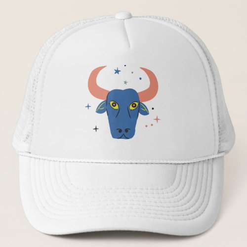 Blue Bull Trucker Hat