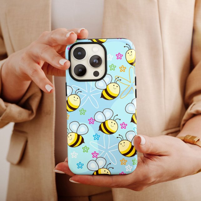 Blue Bumblebees Stars | iPhone 14 Case-Mate Case (Creator Uploaded)