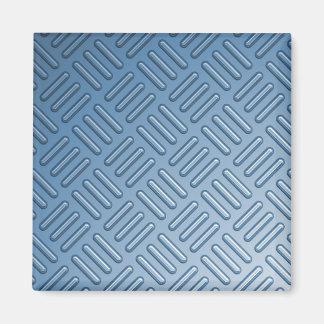 Blue Bumped Metal Textured Magnet
