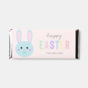 Blue Bunny Happy Easter Kawaii Cute Pastel Hershey