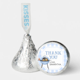 Blue Burger BBQ Baby Shower Hershey®'s Kisses®