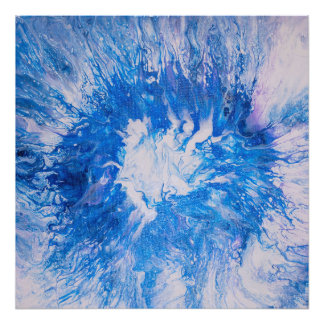 Blue Burst Photo Print