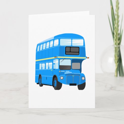 Blue Bus Card