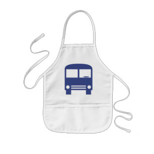 Blue Bus Kids' Apron