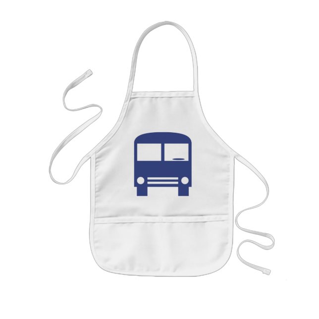 Blue Bus Kids' Apron (Front)