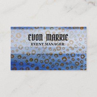 Blue  Busines Card