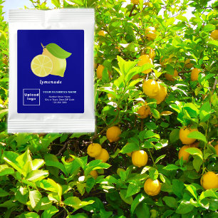 Blue Business Brand on Lemonade Drink Mix