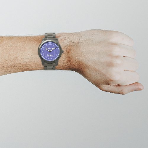 Blue Business Brand on Mens Watch