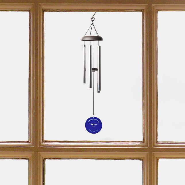 Blue Business Brand on Wind Chime (Blue business brand on wind chime)