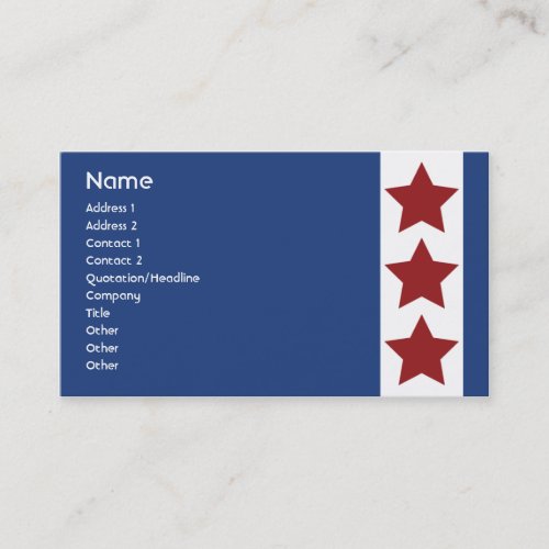 Blue - Business Business Card