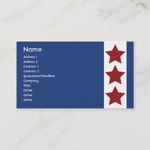 Customizable Blue - Business Business Card