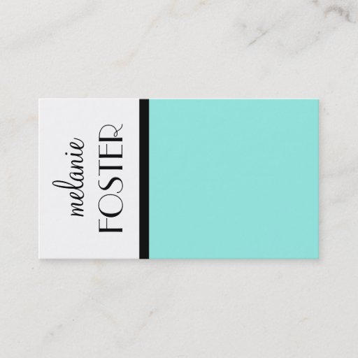 Customizable Blue Business Card Template