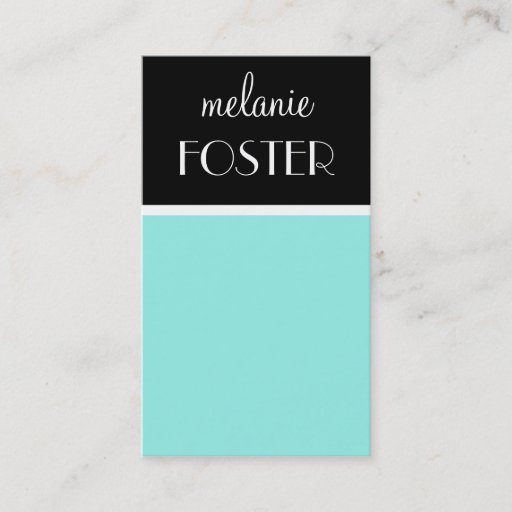 Customizable Blue Business Card Template