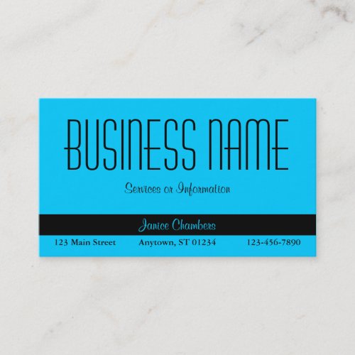 Blue Business Card