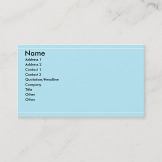 Blue Business Card
