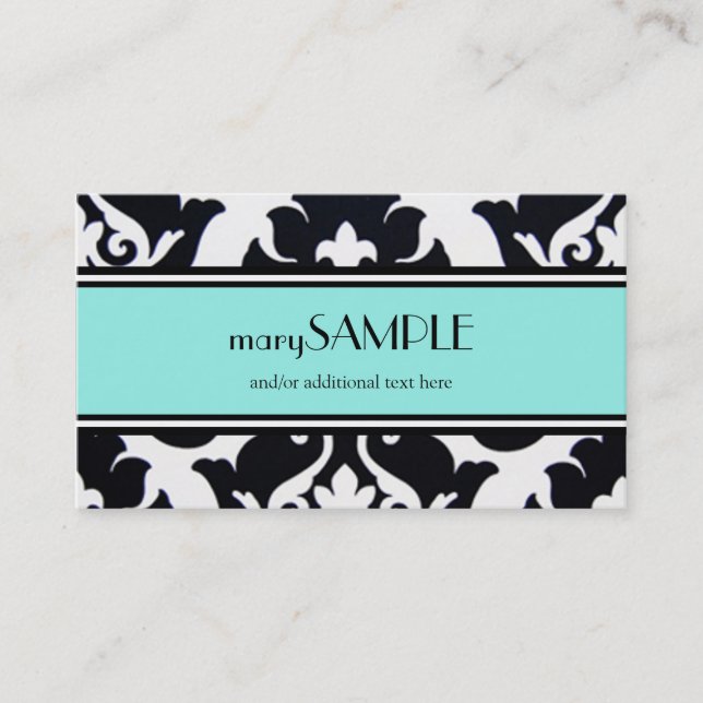 Blue Business Card (Front)