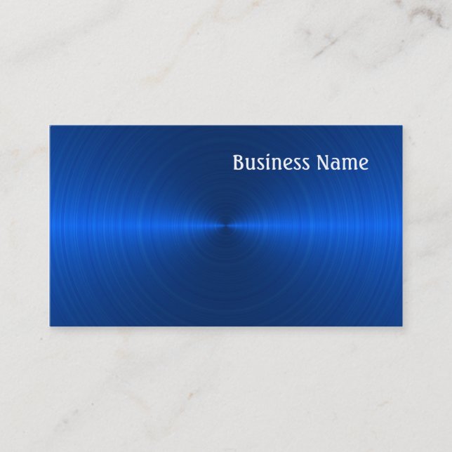 Blue Business Card (Front)