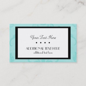Blue Business Card by cami7669 at Zazzle