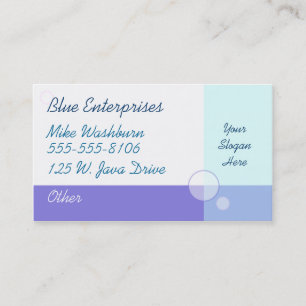 Blue Business Card