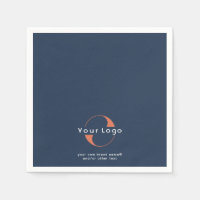 Blue Business logo + text Company brand Modern